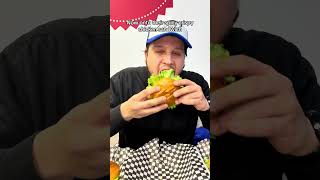 Breaking my 21 hour fast with beef bacon food ramadan halal mrfeast [upl. by Yolanthe217]