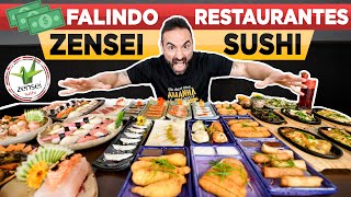 FALINDO RESTAURANTES RODÍZIO DO ZENSEI SUSHI [upl. by Piero]