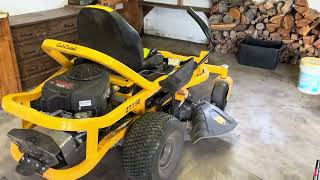 CUB CADET ZERO TURN MOWER  FOR SALE  wwwhiattauctionservicehibidcom [upl. by Eoz]