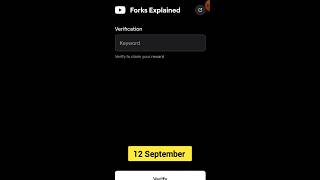 Forks Explained Blum New Task Video Code [upl. by Codi]