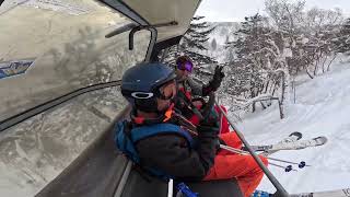 Rusutsu powder skiing holiday 30 January 2024 [upl. by Handler]