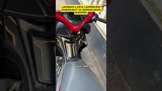 Karpet Motor AEROX OLD pijakan Kaki Bahan Karet Premium Tebal dan Kuat Order Tinggal Scan Barcode [upl. by Yracaz]