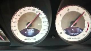 SL65 AMG TOP SPEED 305Kmh [upl. by Abixah983]