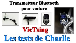 Transmetteur Bluetooth pour voiture VicTsing [upl. by Tench]