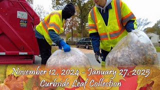 York County Curbside Leaf Collection 20242025 [upl. by Idihsar207]