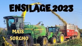 notre quotidien déleveurs ensilage 2023 [upl. by Nywra334]