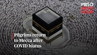 Pilgrims return to Mecca after COVID hiatus shorts [upl. by Uziel]