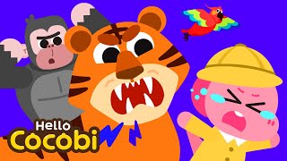 Jungle Animals  Animals Song  Walking In The Jungle  Nursery Rhymes for Kids  Hello Cocobi [upl. by Elsbeth]