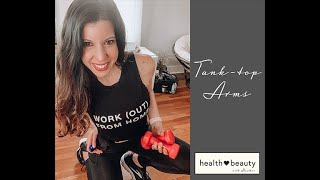 TANK TOP ARMS • Cardio  Full arm Toner [upl. by Edette]