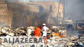 Somalia More than 200 killed in massive Mogadishu blasts [upl. by Im427]