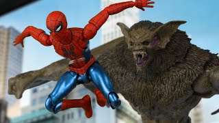 stop motion spiderman vs man bat [upl. by Adnohryt857]