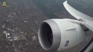 LOT 787  POWERFUL Takeoff for Transatlantic Crossing GREAT Warsaw and Airport Views AirClips [upl. by Enahpets145]