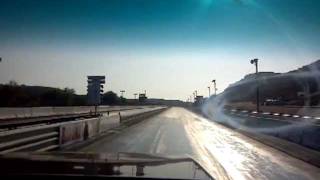 LSX Mustang Notch  416ci LS3 E85 fuel First Full Pass [upl. by Gris]