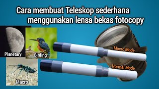 CARA SIMPLE MEMBUAT TELECOPY MULTI GENRE phonescoping teleskop teleskoprakitan [upl. by Hallvard35]