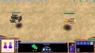 Starcraft 2 Battlecruiser VS Carrier  full upgrades [upl. by Sydelle]