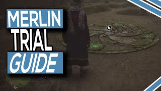 How To Solve Merlin Trial At Goblin Camp South Of Hogsfield In Hogwarts Legacy [upl. by Salohcim]