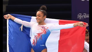 Mélanie De Jesus Dos Santos  la star de la gymnastique française est elle en couple [upl. by Asus469]