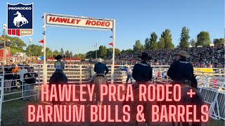 Hawley MN PRCA Rodeo  Barnum MN Bulls amp Barrels [upl. by Alegna]