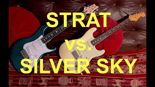 Fender Stratocaster vs PRS Silver Sky [upl. by Leonteen]