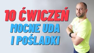 WF w domu  10 ćwiczeń na nogi i pośladki  trening w domu [upl. by Ginzburg885]