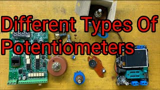 Different types of Potentiometer Rotary PotentiometerPresetTrimmerRheostat Variable Resistance [upl. by Evod]