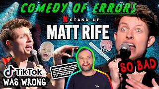 Matt Rifes Netflix Special Exposed Uncovering the Problems [upl. by Issirk]