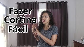 Como fazer cortina com pouco dinheiro  com Paloma Cipriano [upl. by Ardnuaek]