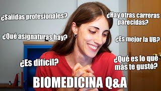 ESTUDIAR BIOMEDICINA ¿TIENES DUDAS QampA  La Hiperactina [upl. by Lebasi]