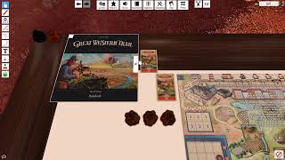 Great Western Trail GWT  2nd edition base game solo vs 3 bots [upl. by Adnoyek]