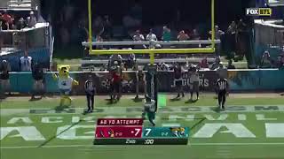 Jamal Agnew 109 yard return for a touchdown  CardinalsJaguars  NFL [upl. by Fiedling]