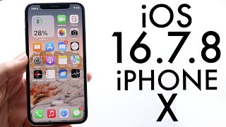 iOS 1678 On iPhone X Review [upl. by Setarcos]