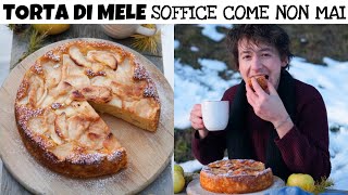 TORTA DI MELE dalle 3 consistenze SOFFICISSIMA dovete provarla  ricetta facile  Davide Zambelli [upl. by Kylah]