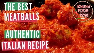 How to Make Italian Meatballs Like a Pro  Juicy Meatball Recipe [upl. by Aicinad]