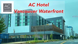 Marriott AC Hotel Vancouver Waterfront Hotel Portland OR PDX Airport WA Columbia River Downtown [upl. by Sidoeht]