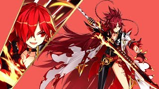 Elsword Elesis 3rd Job Flame Lord Voice and Pose JP Voice [upl. by Eadrahs683]