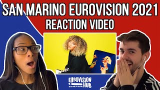 San Marino  Eurovision 2021 Reaction  Senhit ft Flo Rida  Adrenalina  Eurovision Hub [upl. by Oelgnaed]