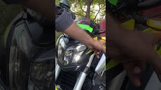 Dominar 250 headlight setup 🔥  best 250cc bike  dominar shorts bajaj [upl. by Noivert]