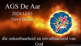 die onkenbaarheid en onvatbaarheid van God [upl. by Lisabet]