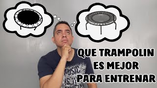 BANDAS O RESORTES CUAL ES EL MEJOR TRAMPOLÍN PARA TUS ENTRENAMIENTOS Y EJERCICIOS CON TRAMPOLÍN [upl. by Azzil]