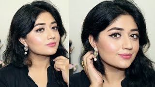 Indian Festive Makeup Look  Fresh Pink  corallista [upl. by Galven]