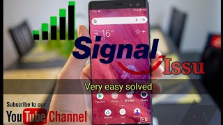 How to fix signal issu sony Xperia xz3 how fix mobile signal problems [upl. by Nalhsa]