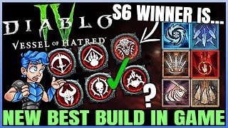 Diablo 4  ALL New Best Builds in Season 6 Ranking  Most OP Build For EVERY Class Vessel Guide [upl. by Asillim]