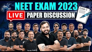 NEET 2023 Live Paper Discussion amp Analysis ⚡ PW Vidyapeeth [upl. by Ahsieni]