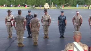 Officer Candidates School Graduation Ceremony  USMC OCS Blog [upl. by Dahraf150]