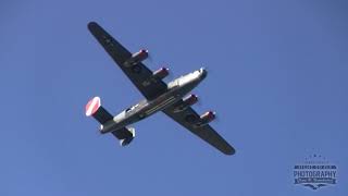 B24 Liberator Overhead Flyby [upl. by Allimaj]