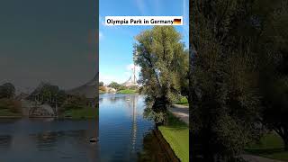 olympiapark munich germany exploremore exploring travelvlog europeancity park parktour fun [upl. by Nayk]