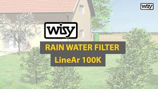 Rainwater filtration with WISY LineAr 100 K english [upl. by Hofmann]