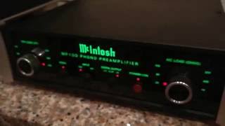 McIntosh MP100 phono preamp [upl. by Rebmit]