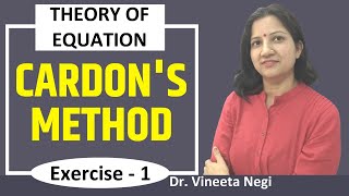 Cardans Method for Solving Cubic Equation  In Hindi [upl. by Hartnett703]