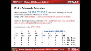 calculo IP com sub rede VLSM [upl. by Aerdnaid]